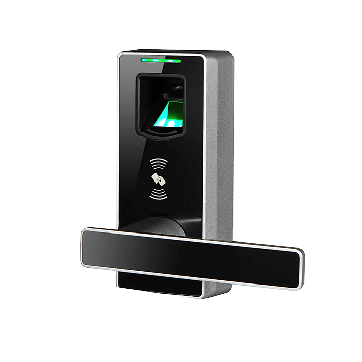 ZKTeco ML10B-ID Keyless Door Locks with Bluetooth/Biometric Fingerprint Door Lock Electronic Smart Lock for Home Zinc Alloy 5pcs of RFID Cards